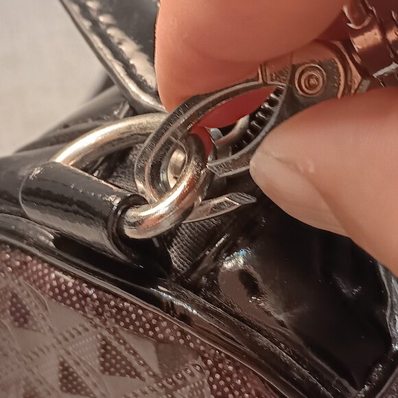 Charming Charlie textured color block 3 way handbag, shoulder bag, crossbody - Picture 11 of 15